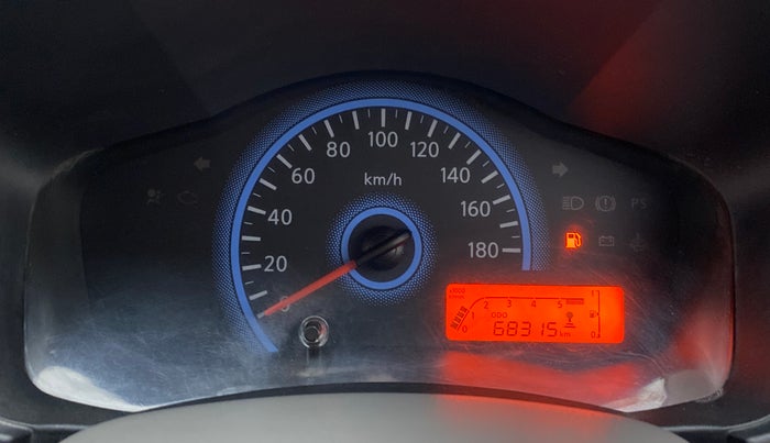 2016 Datsun Redi Go T (O), CNG, Manual, 68,315 km, Odometer Image