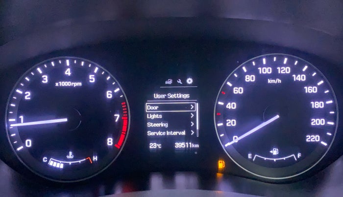 2015 Hyundai Elite i20 ASTA 1.2 (O), Petrol, Manual, 39,511 km, Odometer Image