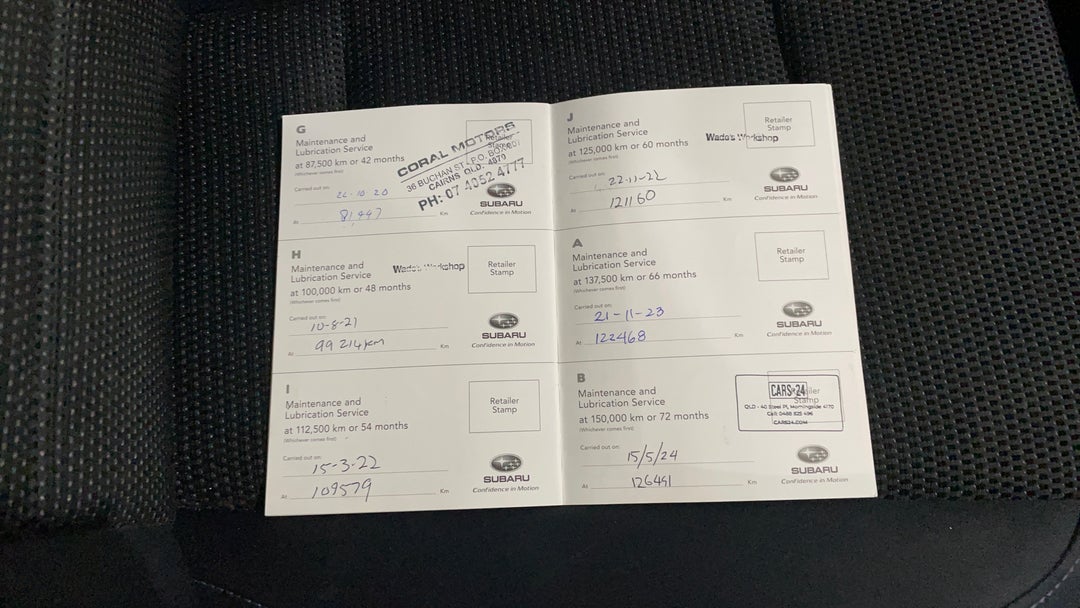 2017 Subaru Liberty 2.5i, Automatic, 126491 km, Service History