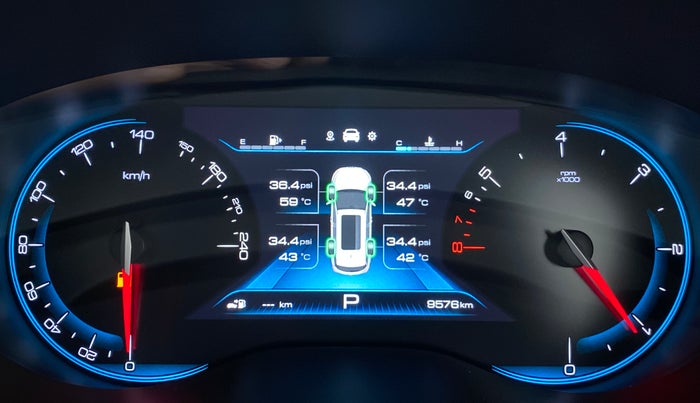 2021 MG HECTOR PLUS SHARP CVT, Petrol, Automatic, 9,602 km, Odometer Image