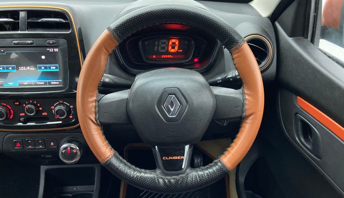 2019 Renault Kwid CLIMBER 1.0 AT, Petrol, Automatic, 20,706 km, Steering Wheel Close Up