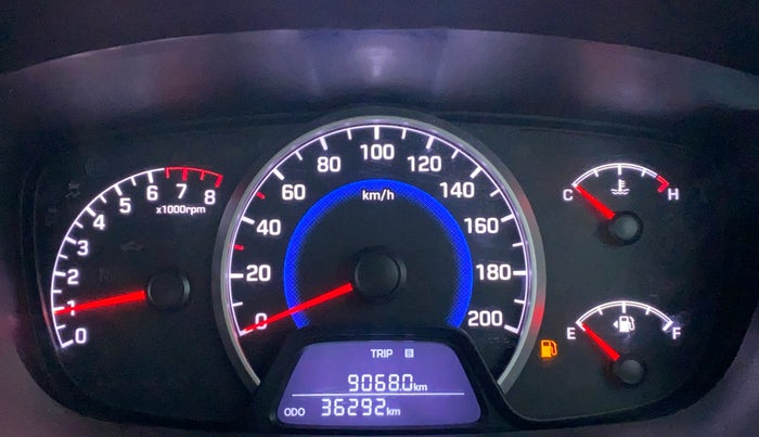 2017 Hyundai Grand i10 SPORTZ O 1.2, Petrol, Manual, 36,356 km, Odometer Image