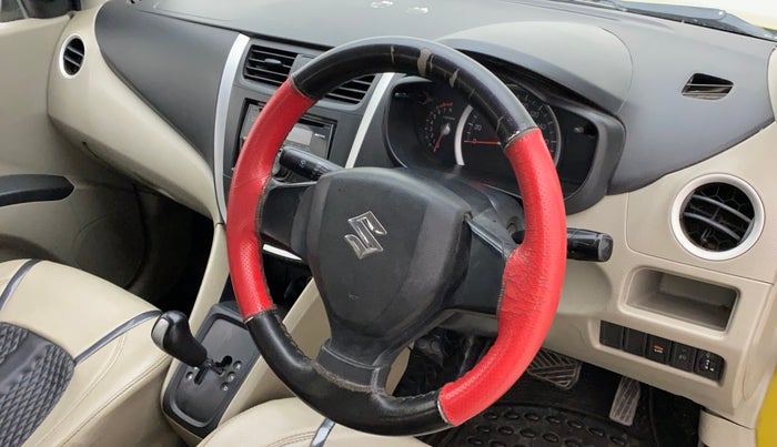 2014 Maruti Celerio VXI AMT, Petrol, Automatic, 86,912 km, Steering wheel - Steering cover is minor torn