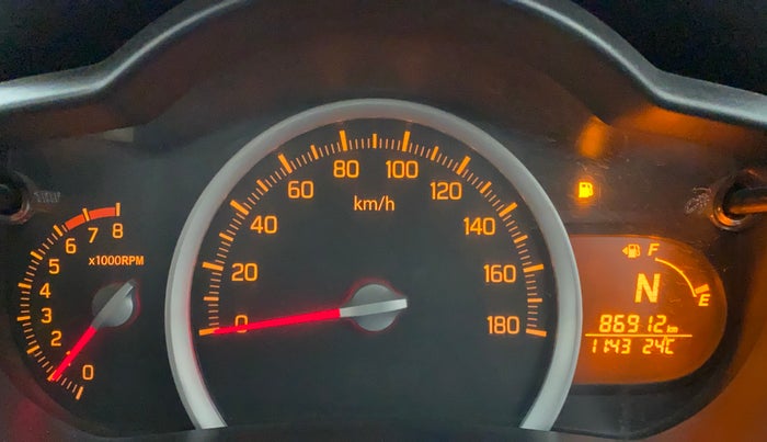 2014 Maruti Celerio VXI AMT, Petrol, Automatic, 86,912 km, Odometer Image