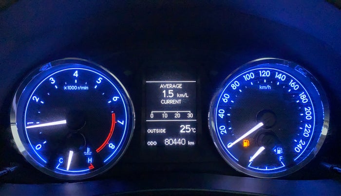 2016 Toyota Corolla Altis G, Petrol, Manual, 80,498 km, Odometer Image