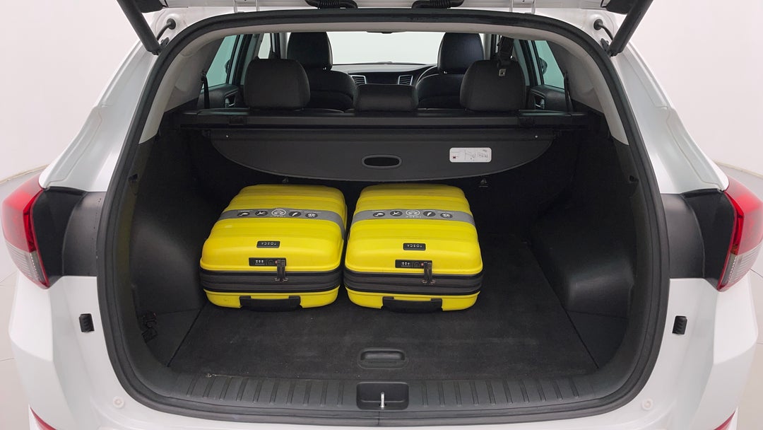 Boot Inside View with Luggage