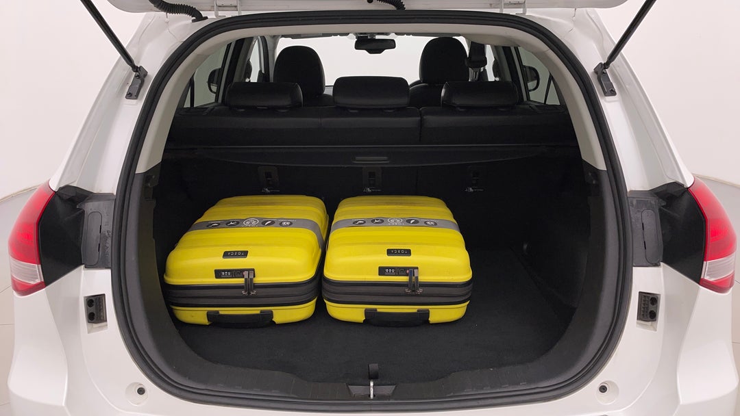 Boot Inside View with Luggage