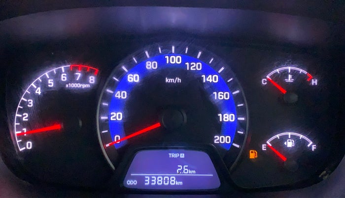 2014 Hyundai Xcent S 1.2 OPT, Petrol, Manual, 33,871 km, Odometer Image