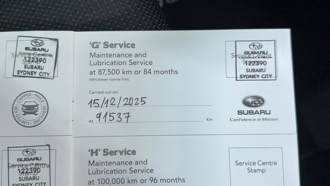 2019 Subaru Forester 2.5i (AWD), Automatic, 93260 km, Service History