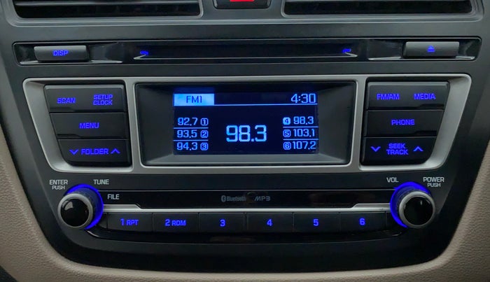 2015 Hyundai Elite i20 SPORTZ 1.2, Petrol, Manual, 40,698 km, Infotainment System
