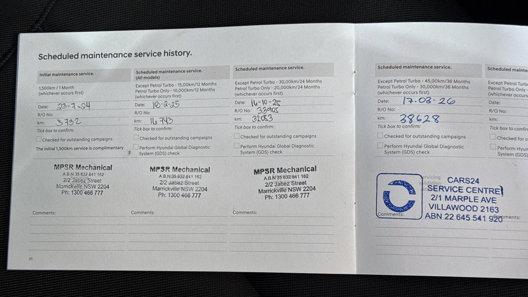 2023 Hyundai Tucson (FWD), Automatic, 38629 km, Service History