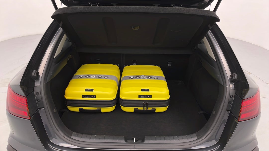 Boot Inside View with Luggage
