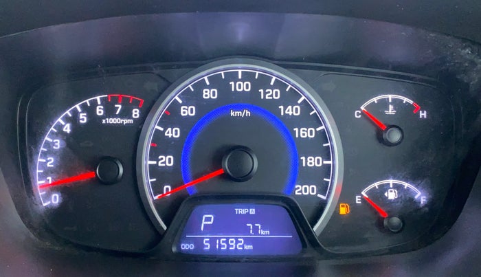 2017 Hyundai Grand i10 Magna 1.2 AT  VTVT, Petrol, Automatic, 51,693 km, Odometer Image