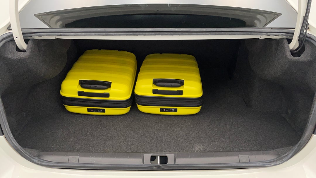 Boot Inside View with Luggage