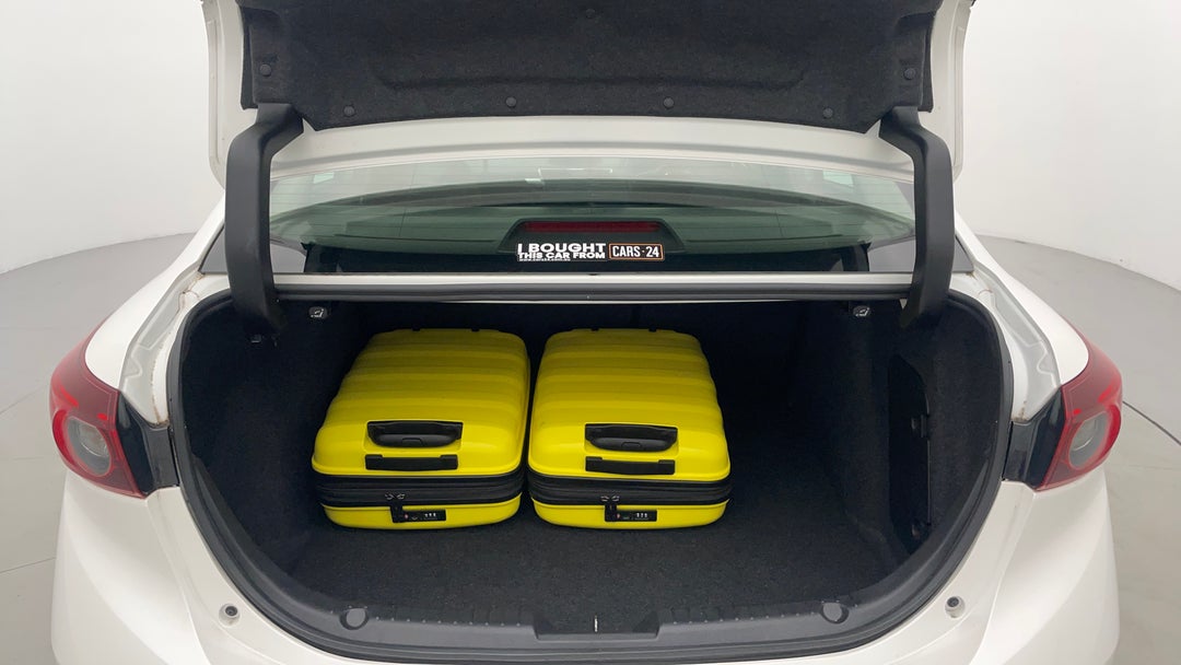 Boot Inside View with Luggage