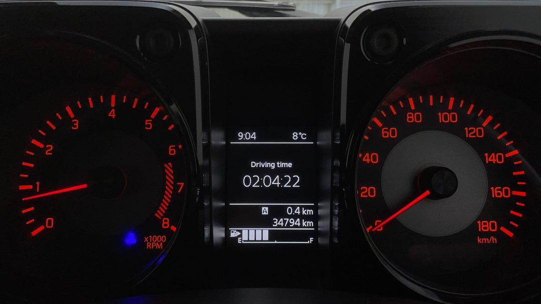 2022 Suzuki Jimny Glx (qld), Manual, 34794 km, Odometer View