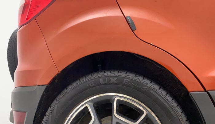 2017 Ford Ecosport TITANIUM + 1.5L DIESEL, Diesel, Manual, 75,115 km, Right quarter panel - Cladding has minor damage