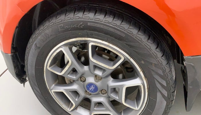 2017 Ford Ecosport TITANIUM + 1.5L DIESEL, Diesel, Manual, 75,115 km, Left fender - Cladding has minor damage