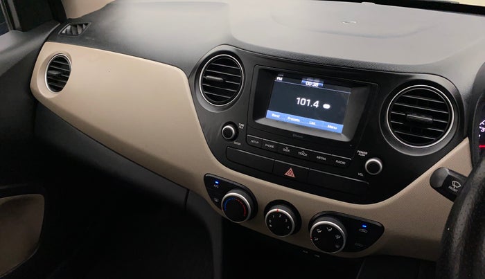 2017 Hyundai Grand i10 SPORTZ 1.2 KAPPA VTVT, Petrol, Manual, 13,705 km, Infotainment system - Reverse camera not working