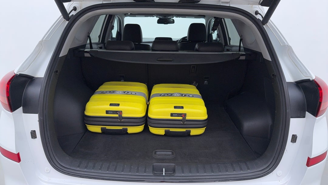 Boot Inside View with Luggage