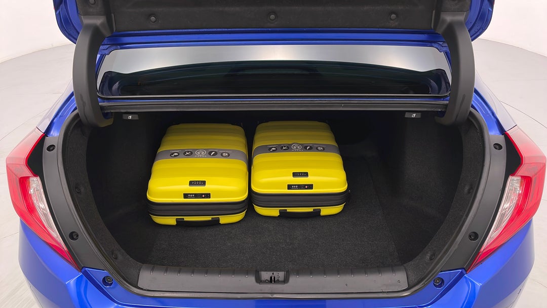 Boot Inside View with Luggage