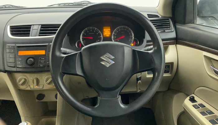 2013 Maruti Swift Dzire VXI, Petrol, Manual, 82,314 km, Steering Wheel Close Up