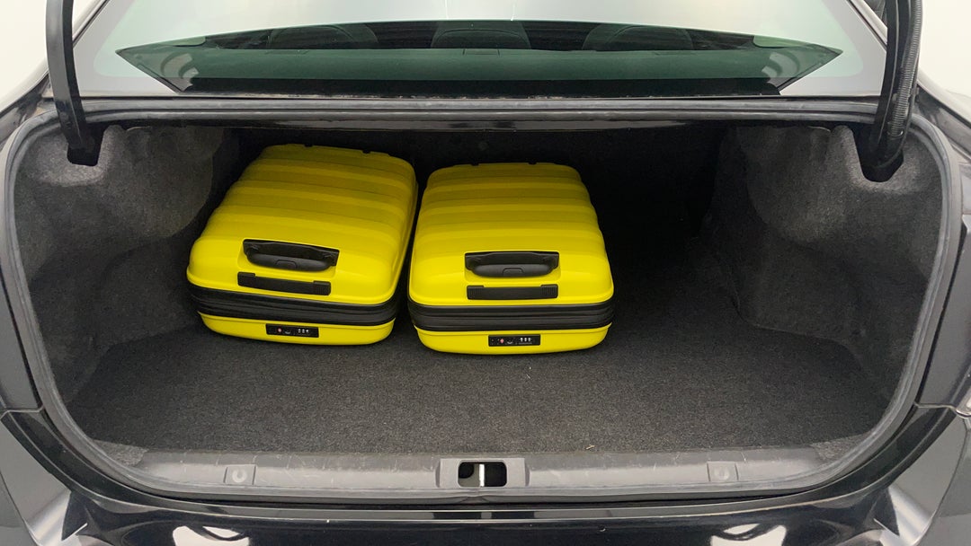 Boot Inside View with Luggage