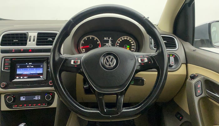 2017 Volkswagen Vento HIGHLINE PETROL AT, Petrol, Automatic, 44,708 km, Steering Wheel Close Up