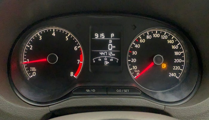 2017 Volkswagen Vento HIGHLINE PETROL AT, Petrol, Automatic, 44,708 km, Odometer Image