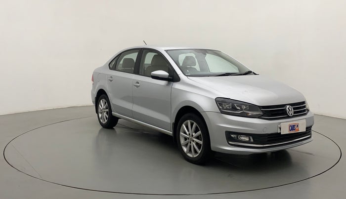 2017 Volkswagen Vento HIGHLINE PETROL AT, Petrol, Automatic, 44,708 km, Right Front Diagonal