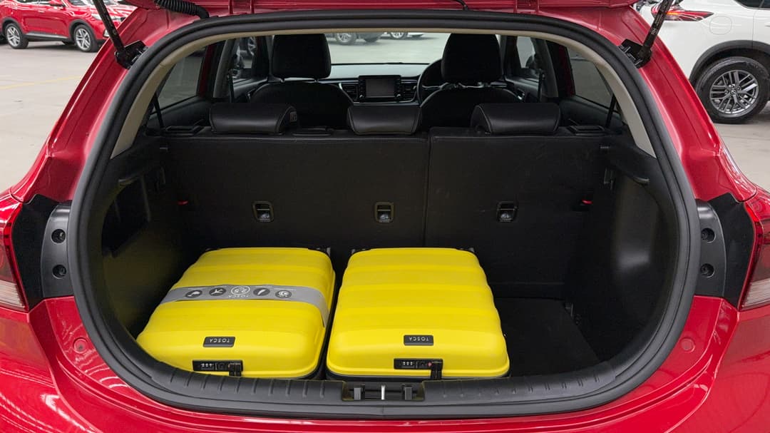 2019 Kia Rio Gt-line, Automatic, 62993 km, Boot Inside View with Luggage
