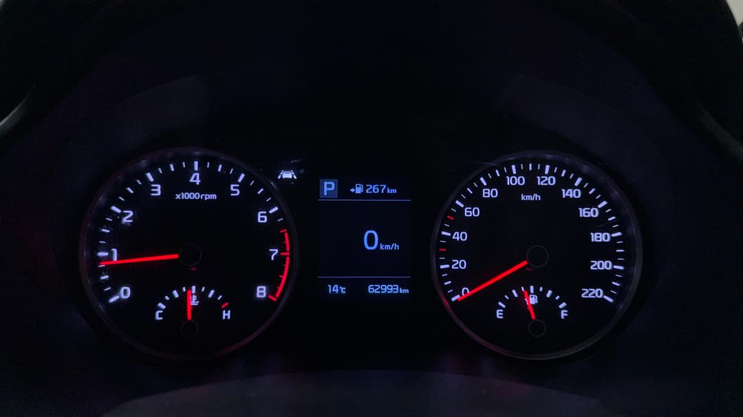2019 Kia Rio Gt-line, Automatic, 62993 km, Odometer View