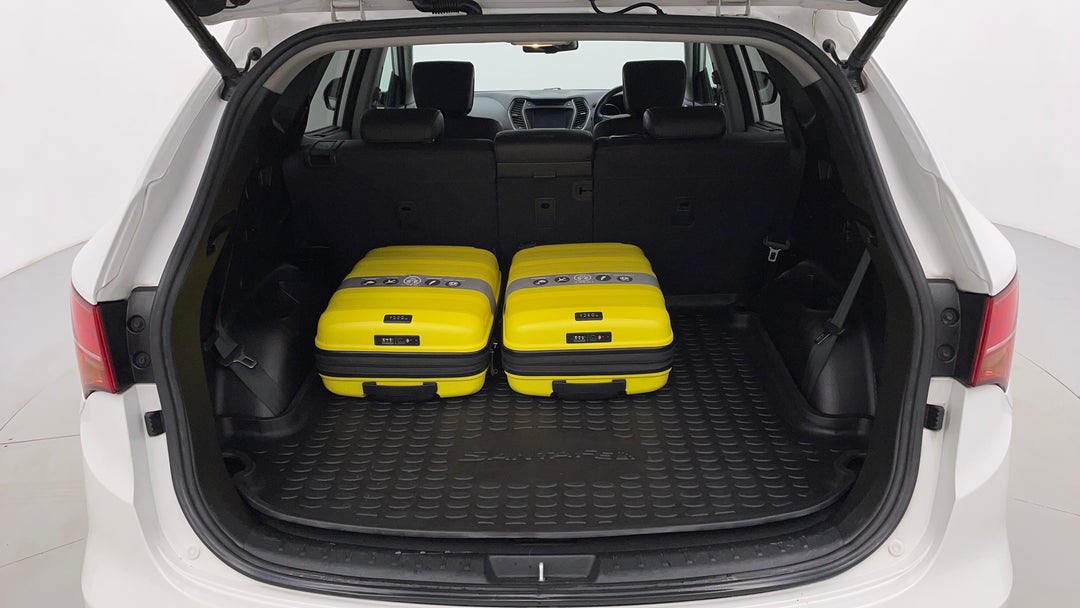 Boot Inside View with Luggage