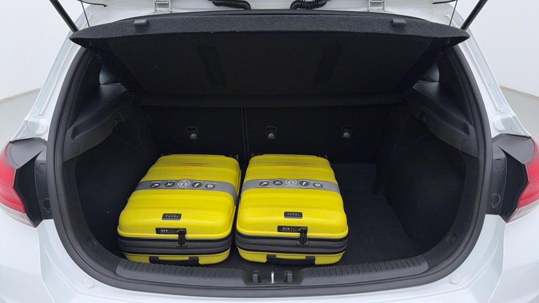 Boot Inside View with Luggage