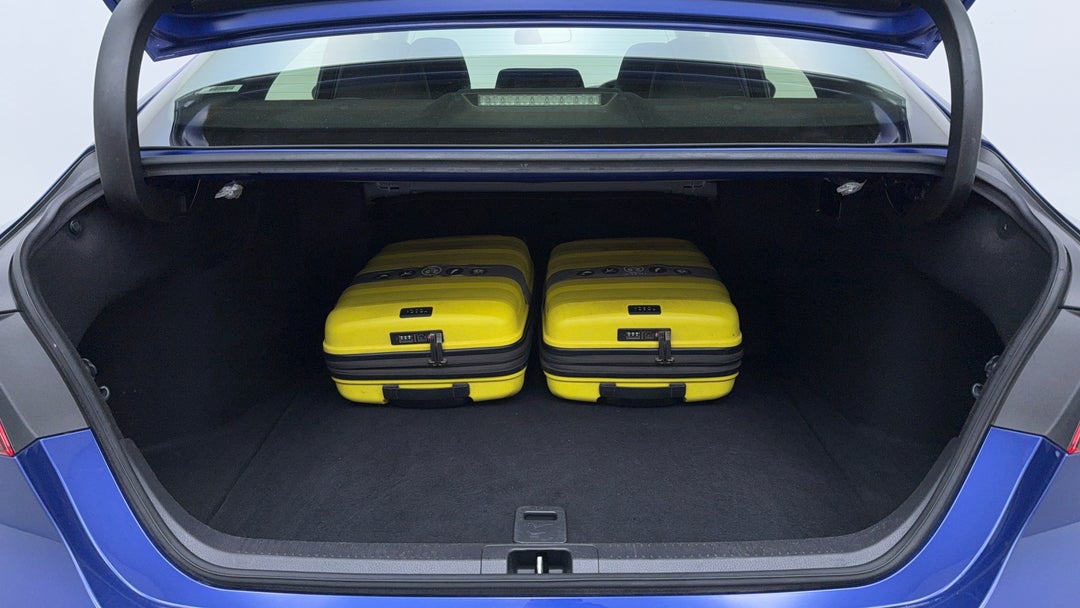 Boot Inside View with Luggage