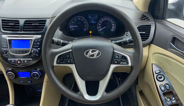2014 Hyundai Verna FLUIDIC 1.6 SX VTVT, Petrol, Manual, 36,279 km, Steering Wheel Close-up