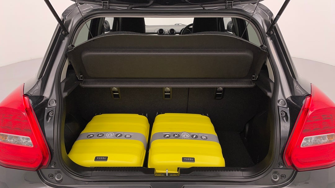 Boot Inside View with Luggage