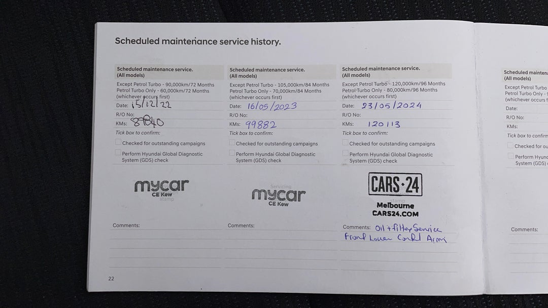 2019 Hyundai Accent Sport, Automatic, 120117 km, Service History