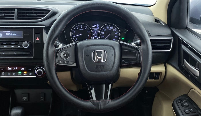 2018 Honda Amaze 1.2 V CVT I VTEC, Petrol, Automatic, 18,279 km, Steering Wheel Close Up