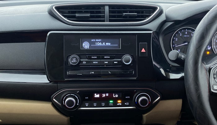 2018 Honda Amaze 1.2 V CVT I VTEC, Petrol, Automatic, 18,279 km, Air Conditioner