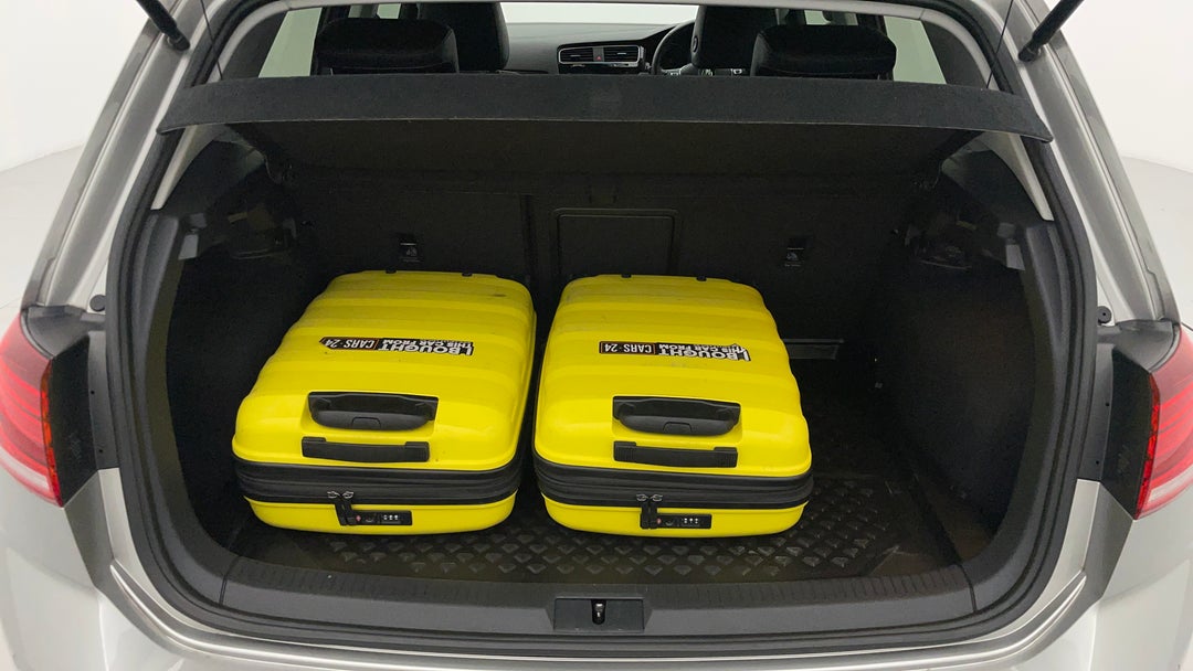 Boot Inside View with Luggage