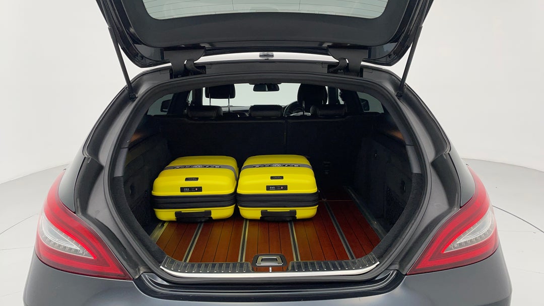Boot Inside View with Luggage