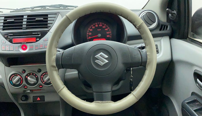 2010 Maruti A Star VXI, Petrol, Manual, 20,866 km, Steering Wheel Close Up