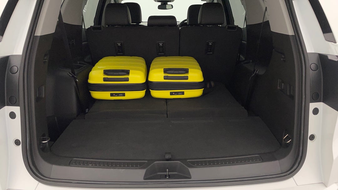 Boot Inside View with Luggage