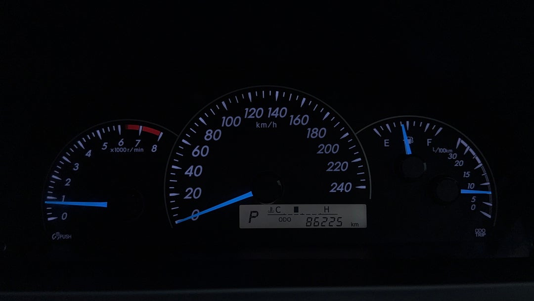 2017 Toyota Camry Altise, Automatic, 86225 km, Odometer View