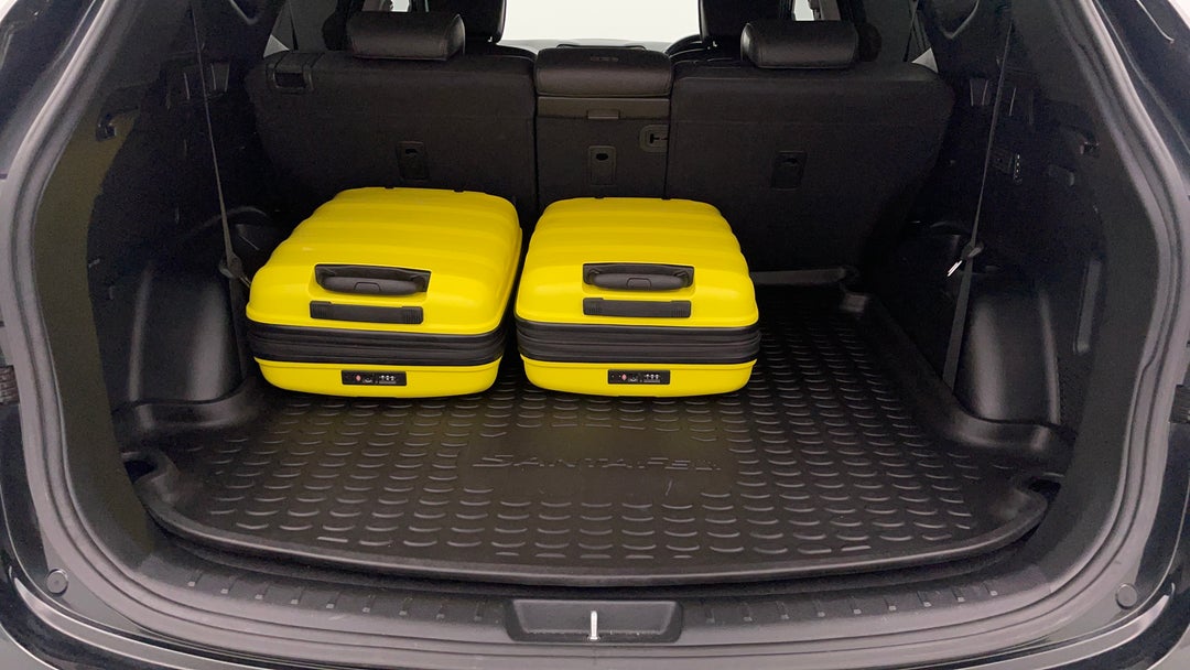 Boot Inside View with Luggage