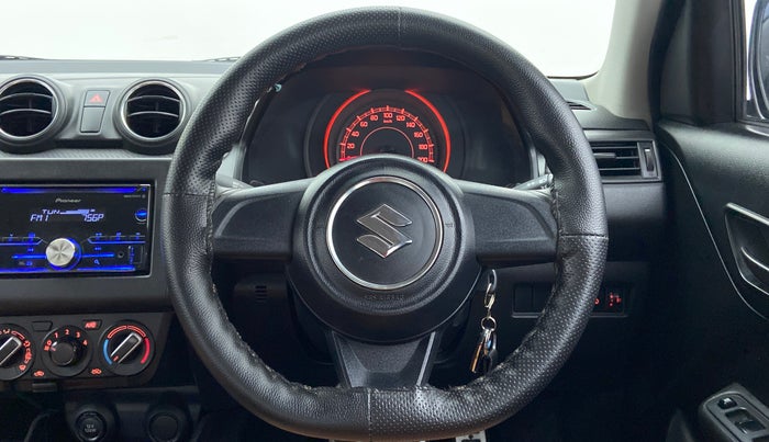 2018 Maruti Swift LXI D, Petrol, Manual, 61,909 km, Steering Wheel Close Up