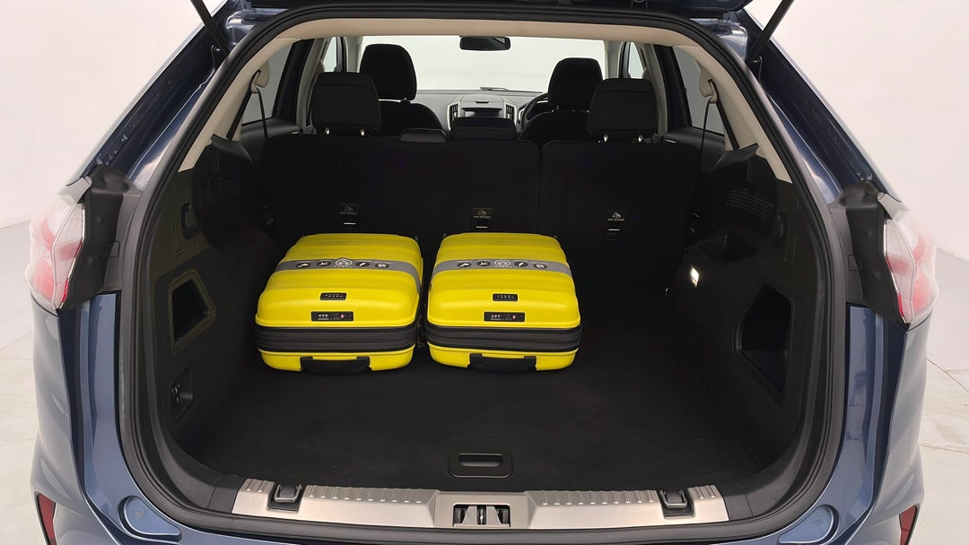 Boot Inside View with Luggage