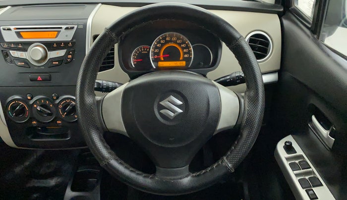 2015 Maruti Wagon R 1.0 VXI, Petrol, Manual, 45,199 km, Steering Wheel Close Up