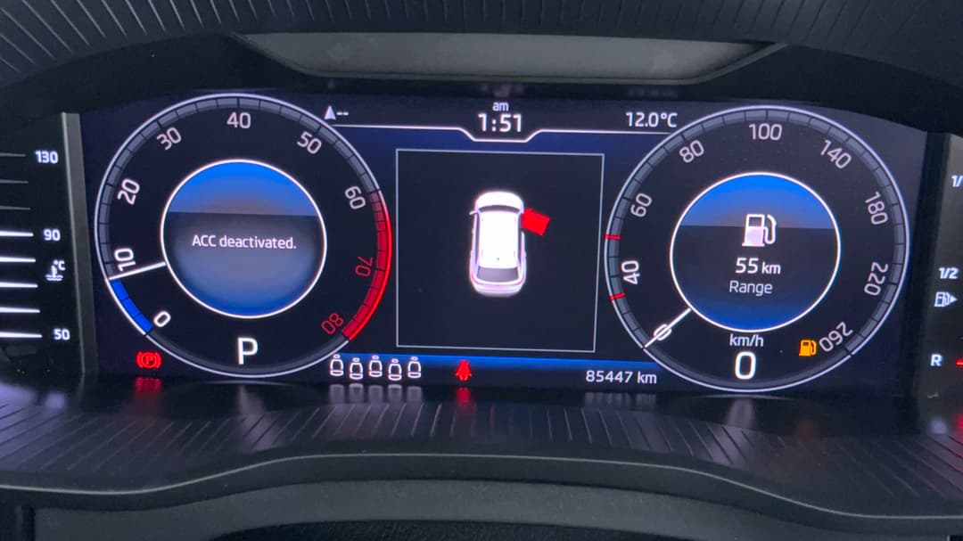 2019 SKODA Kodiaq 132 Tsi (4x4), Automatic, 85447 km, Odometer View
